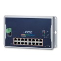 PLANET WGS-4215-16P2S  Industrial 16-Port 10/100/1000T 802.3at PoE+ 2-Port 100/1000X SFP Wall-mounted Managed Switch